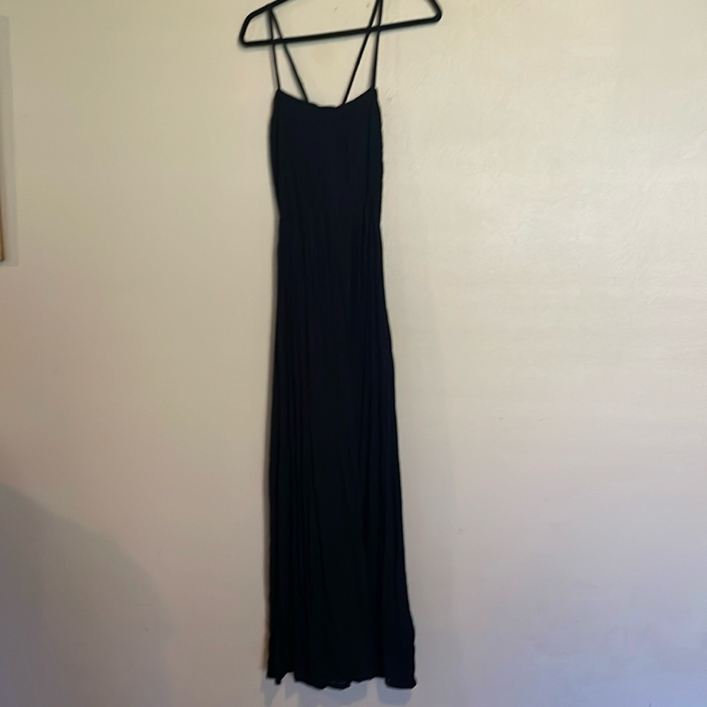 Size Large long black maxi